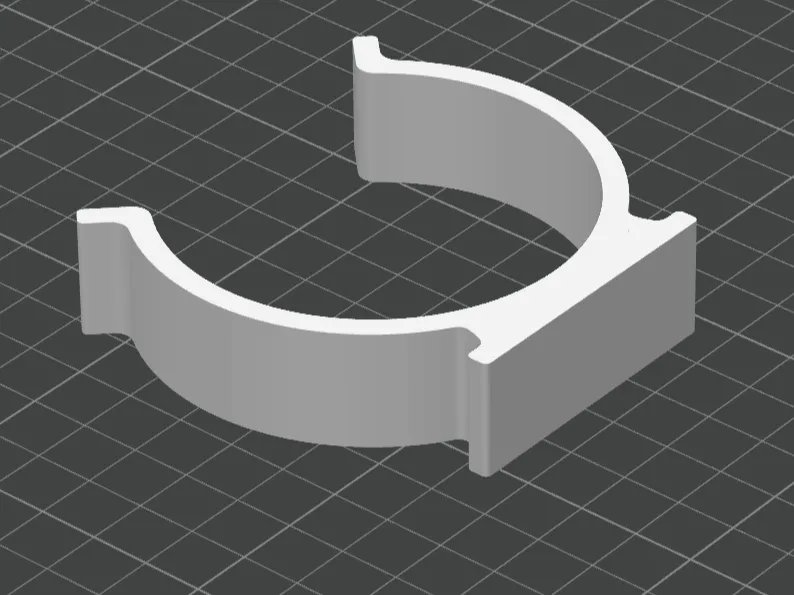 ClIp with adhesive surface