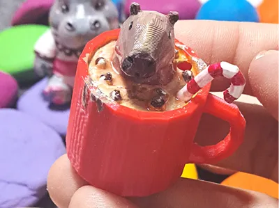 Christmas Capybara - Capibara Navideño