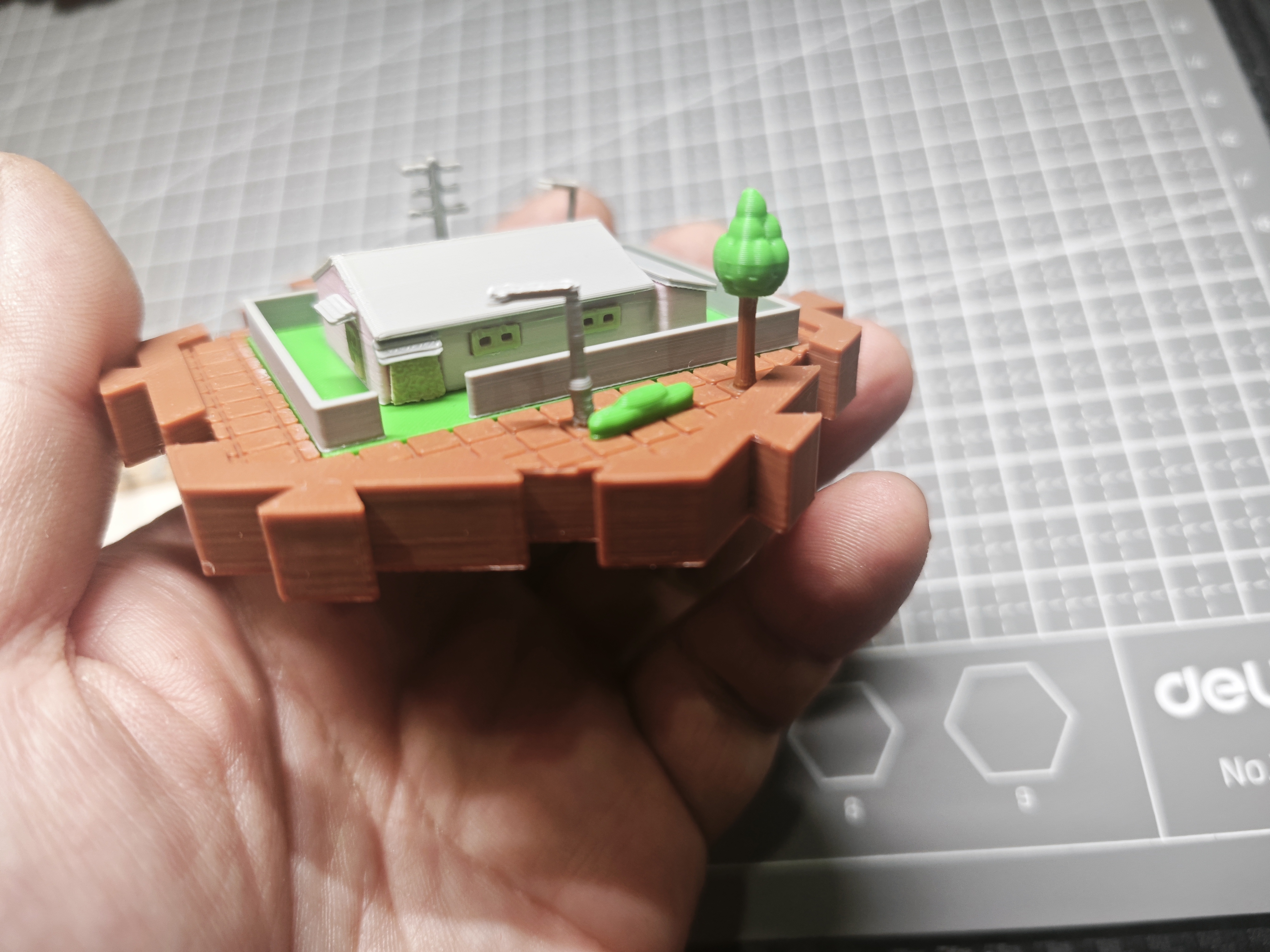 Miniatura 1 do modelo 3D 模块拼装”动漫“世界第二期