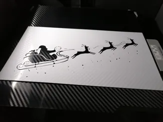 Wiederverwendbare Fenster Weihnachts Schablone 2