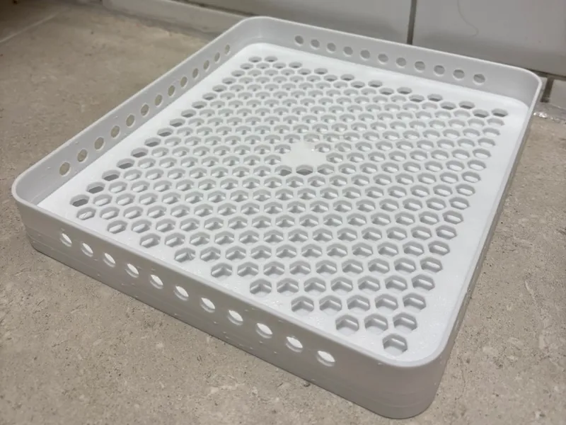 Drip Tray with Removable Hex Insert