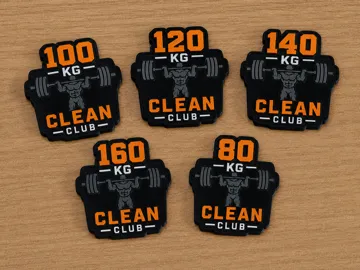 Letrero o emblema decorativo: CrossFit Backpack Patch | Clean Club — vista de referencia 2