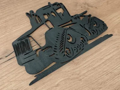 Case IH Tractor Wall Art – Modern 3D Decoration