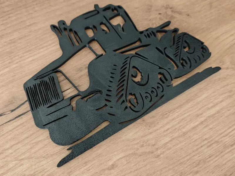 Case IH Traktor Wandbild – Moderne 3D-Dekoration