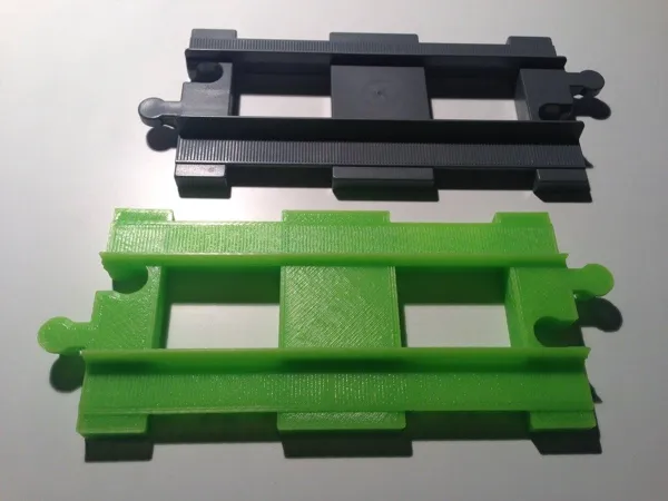 Rails Duplo (droits et courbes)