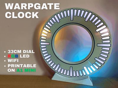 WarpGate Clock - WiFi RGB LED Clock