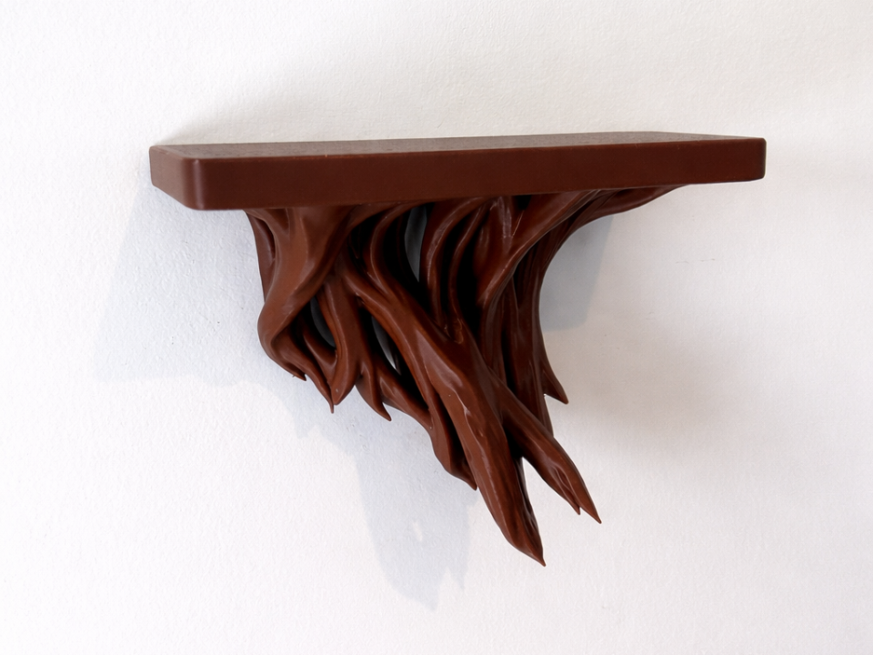 The "Rooted" Floating Shelf