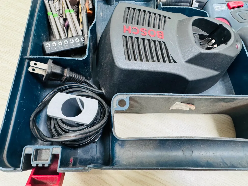 Charging cable storage spool-BOSCH 12V GSR BOX by amos - MakerWorld