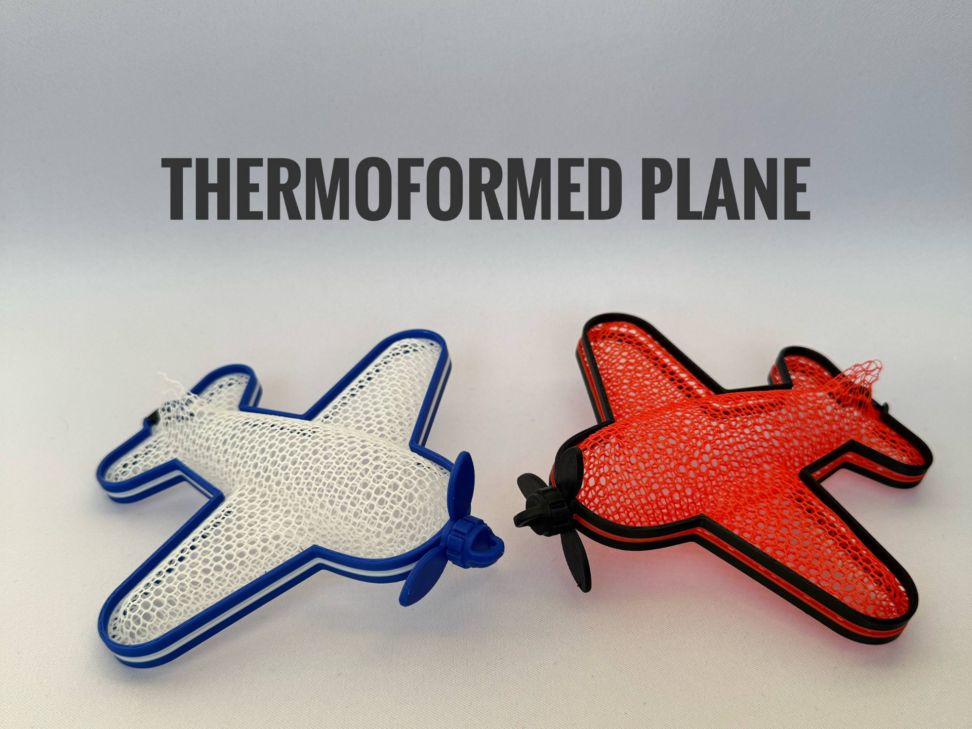 Thermoformed plane container - 1