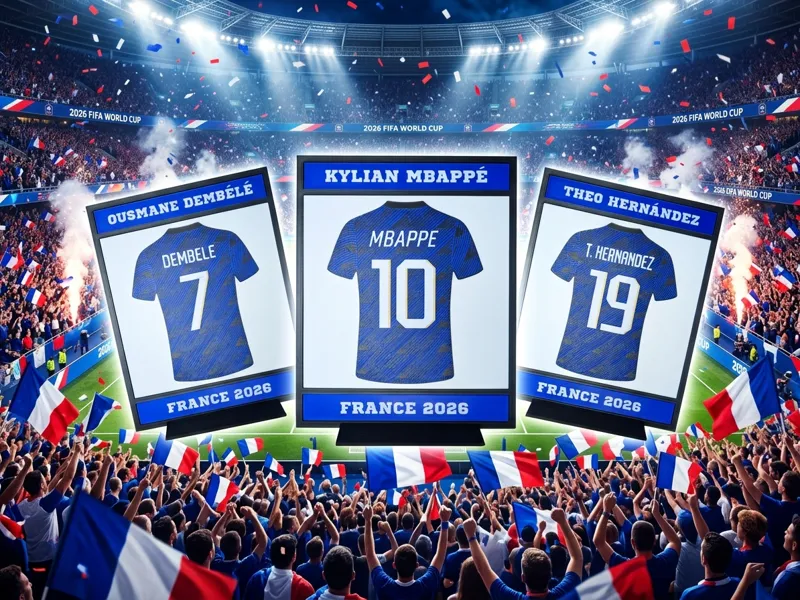 Football Jersey Display – 2026 World Cup France