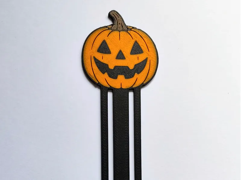 Jack-o'-lantern Bookmark