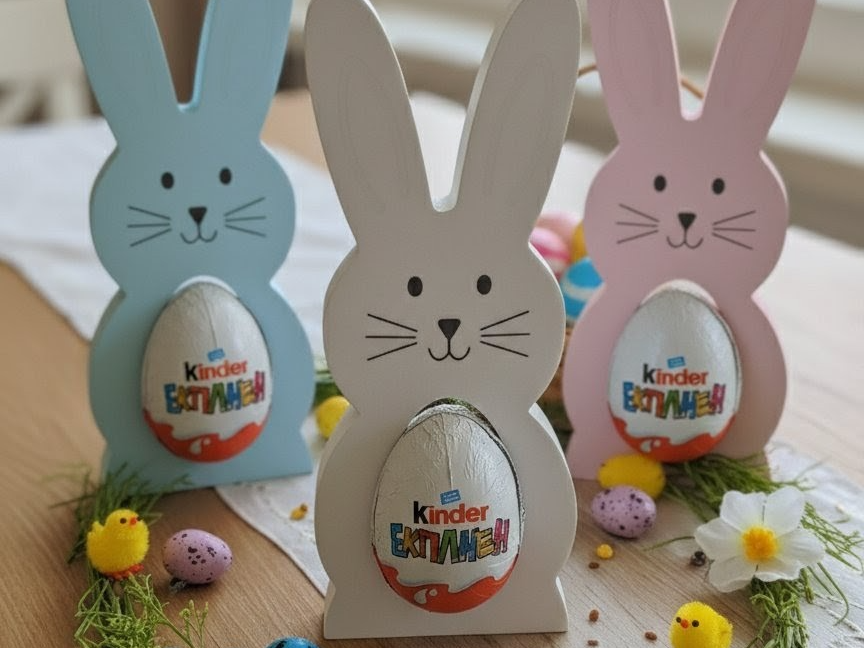 Whiskered Bunny Egg Stand