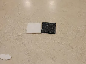 black and white connecting squares