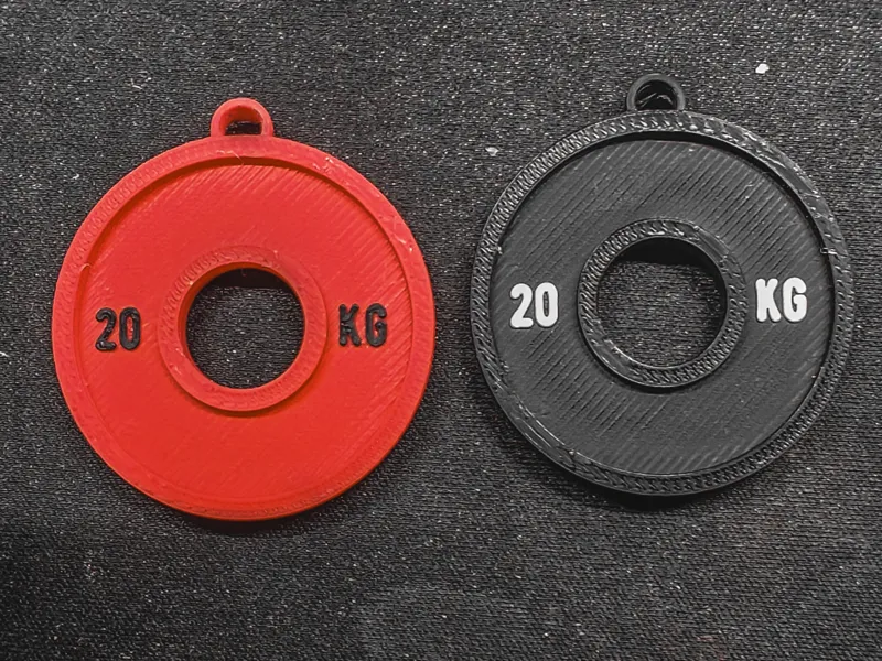 Weight Plate Keychain / Key Hanger – Gym-Inspired