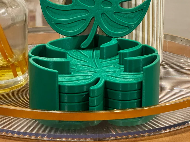 Leaf Coaster Base - Monstera