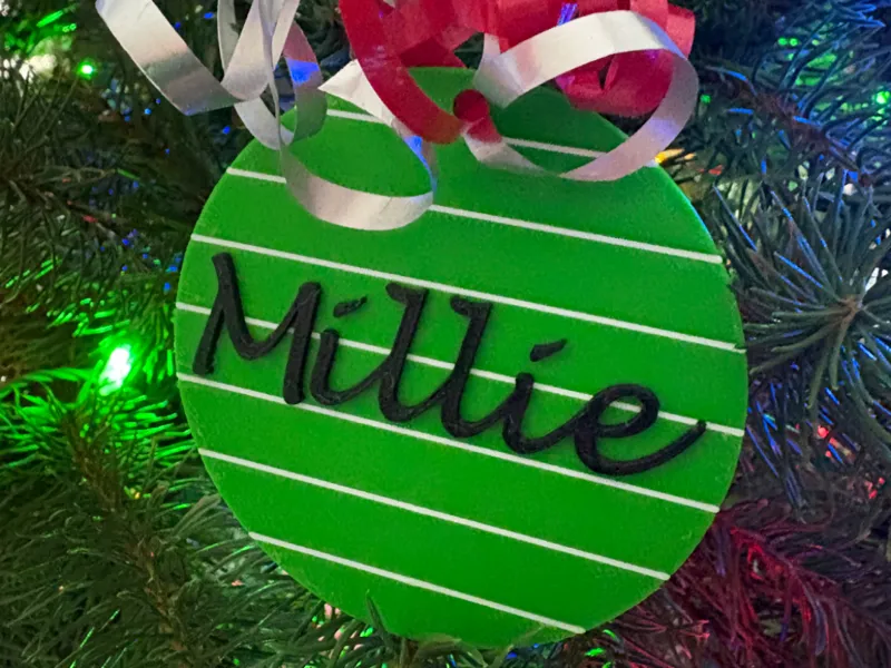 Customizable Tree Ornament