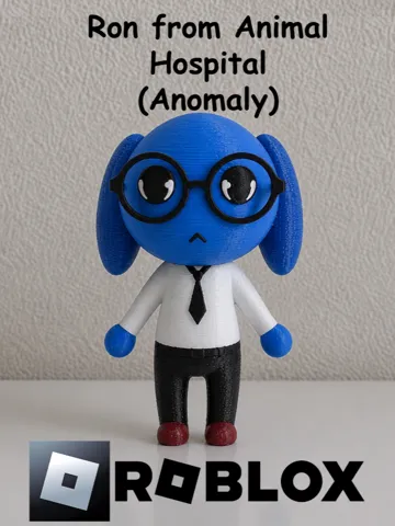 Accesorio para impresora 3D: Ron from Animal Hospital (Anomaly) — vista de referencia 2
