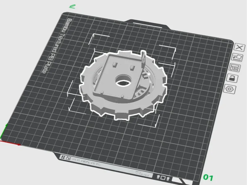 ARC A1 Babu lab Extruder Front Cover