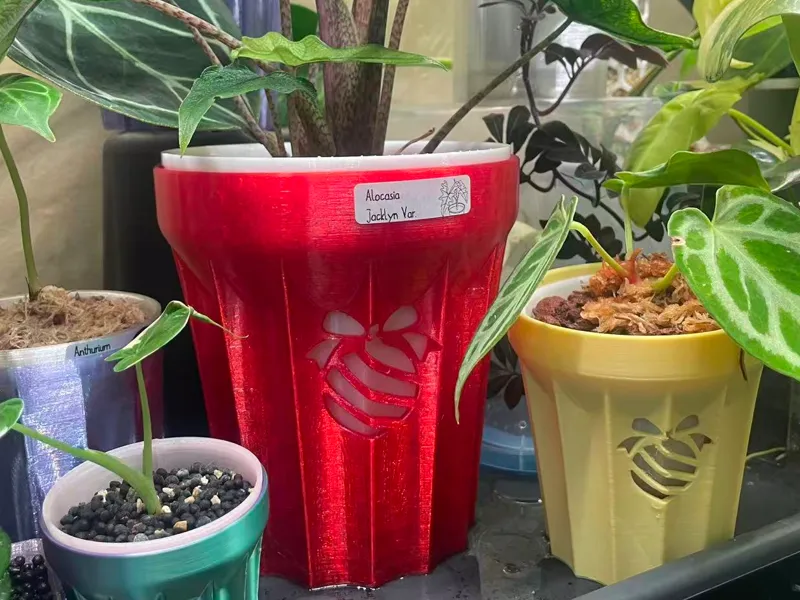 自吸水盆圣诞版Theapot Self-watering pot Christmas Edition