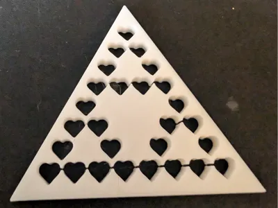 Sierpinski Triangle for Valentines Day