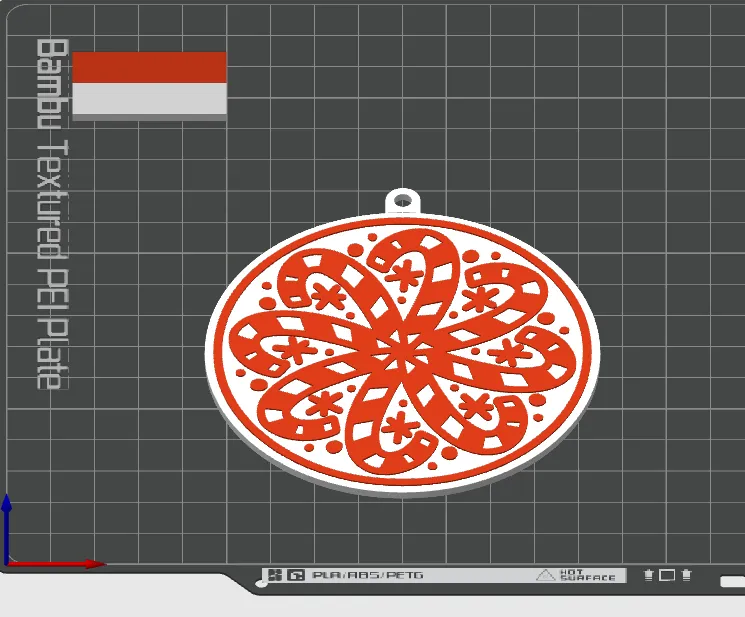 Candy Cane Hanger tree decoration by lil bunni MakerWorld