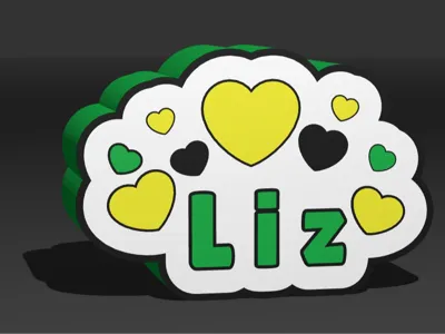 Heart Light Box Liz