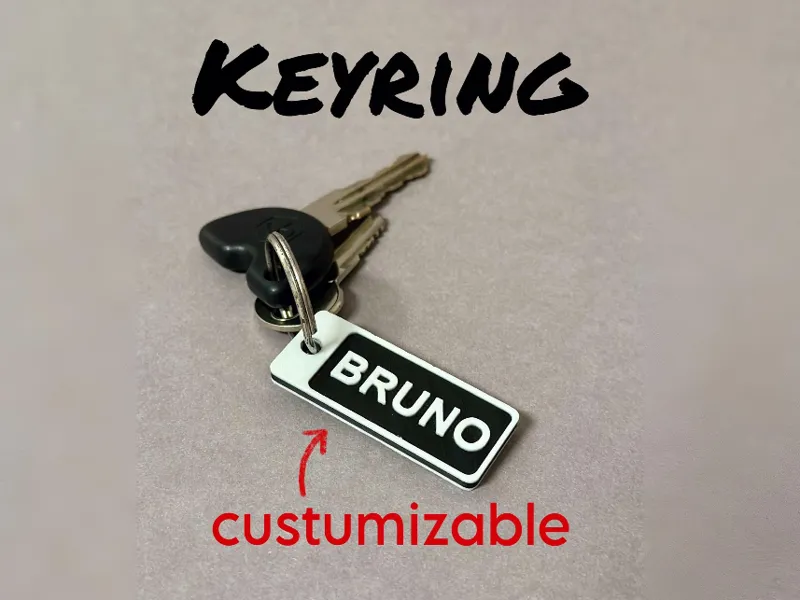 personalisierbarer Schlüsselanhänger 