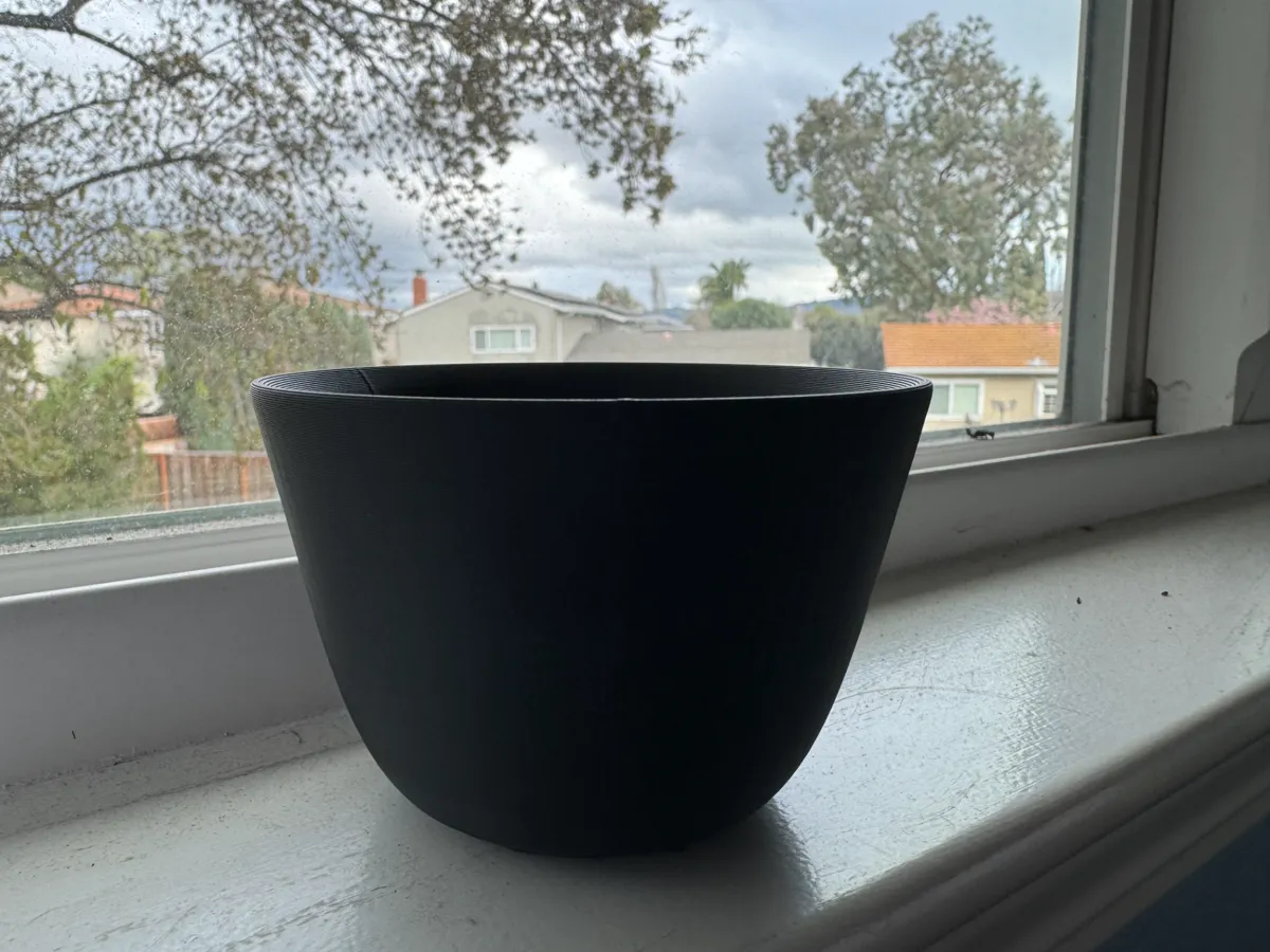 Petit pot de fleurs — modèle simple