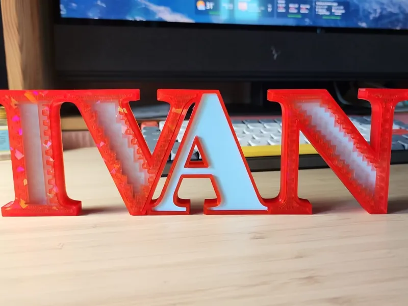 IVAN name desk stand
