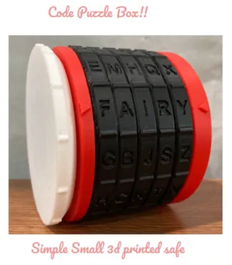 Puzzle Box with Letter Code