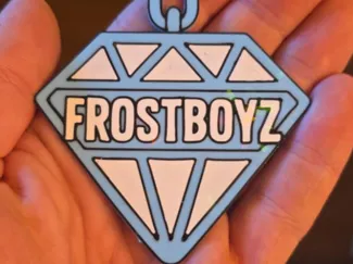 Diamond keychain