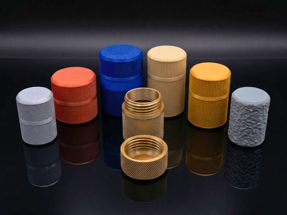 Textured EDC Containers | Print-in-Place