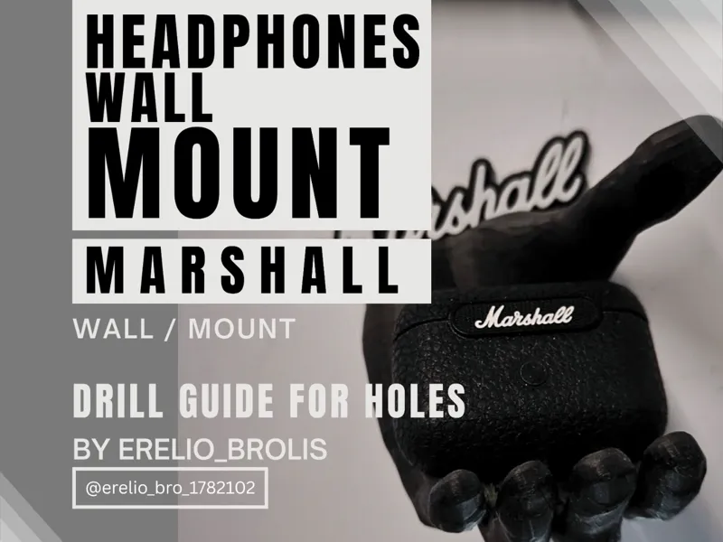 Headphones wall mount (Marshall) / holder
