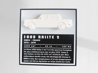 Simca 1000 Rallye 2 Wall art