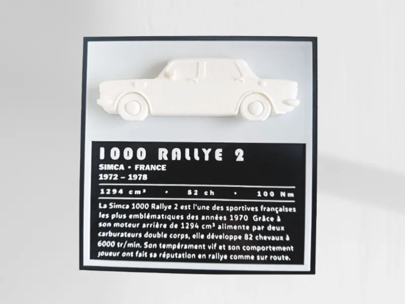 Simca 1000 Rallye 2 Wall art