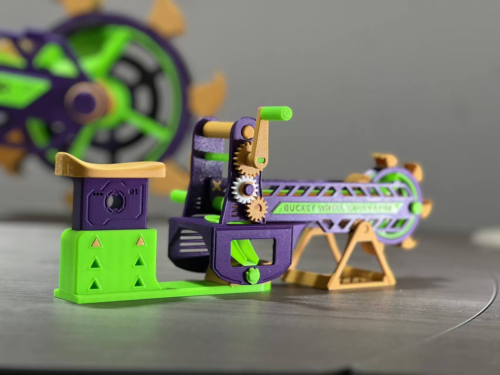 Miniatura 3 do modelo 3D 小孩玩沙子神器-电动斗轮挖机