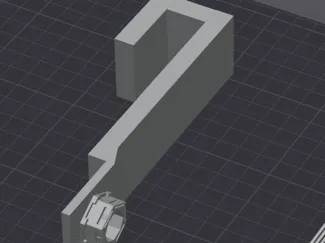 Honeycomb hanger for Dual AMS rack 
