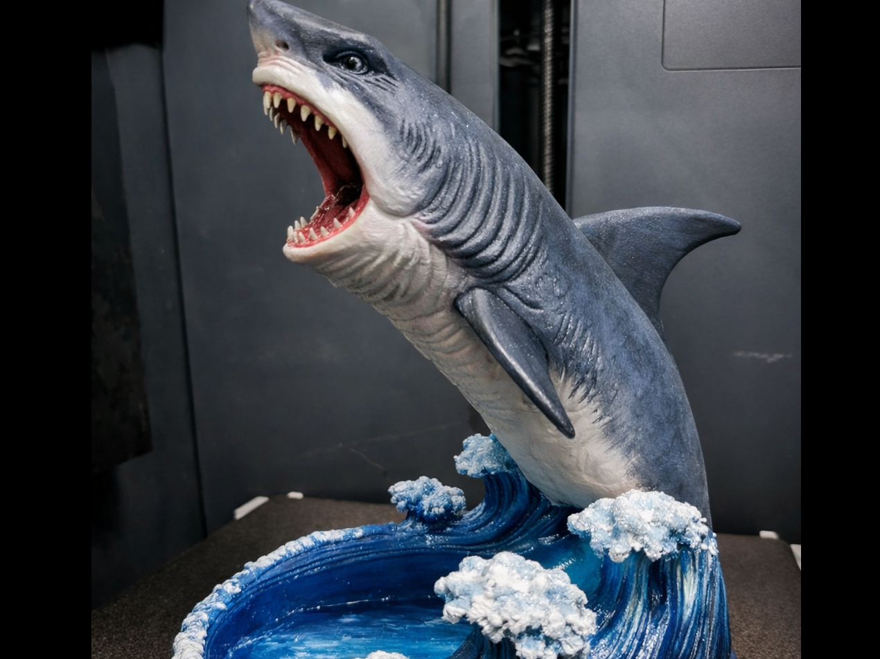 Jaws shark dice tower or catch all
