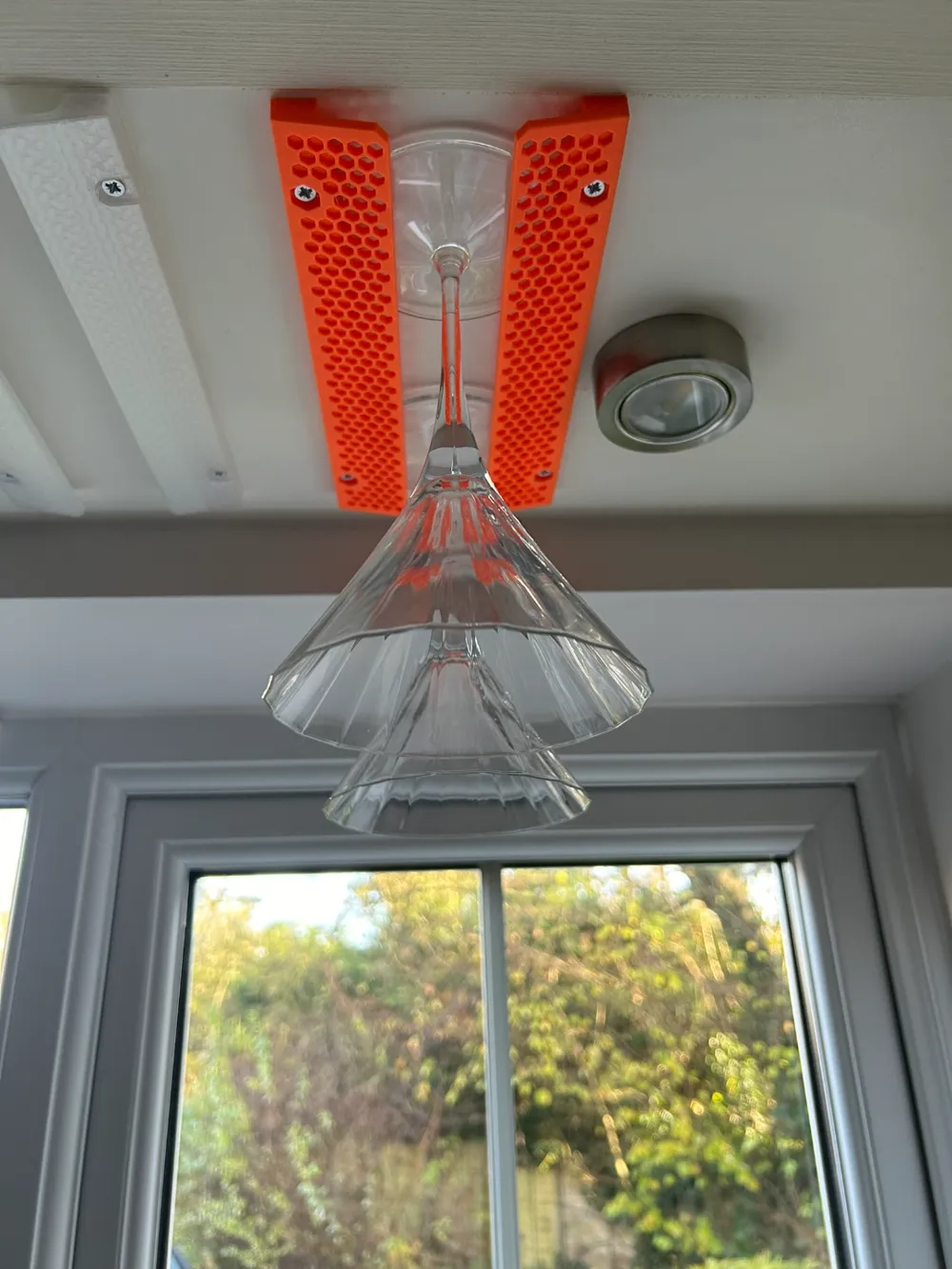 Under Shelf Glass Holder 240mm (9.45in) by Reckit MakerWorld