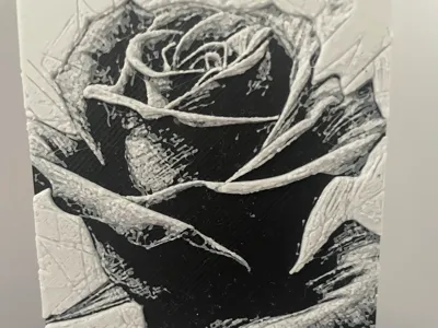 Black Rose Bookmark