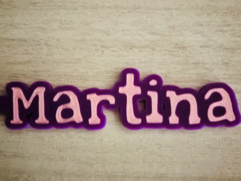 portachiave nome Martina