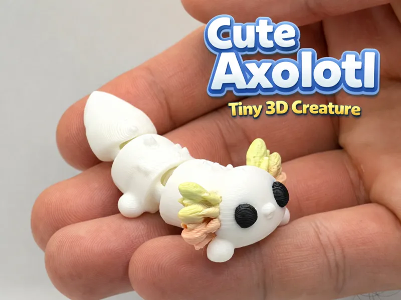 Cute Axolotl Articulated