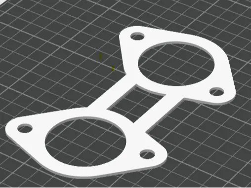 Weber DCOE TPU gasket (or stencil)