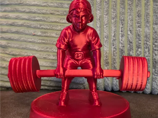 Child Male axle deadlift