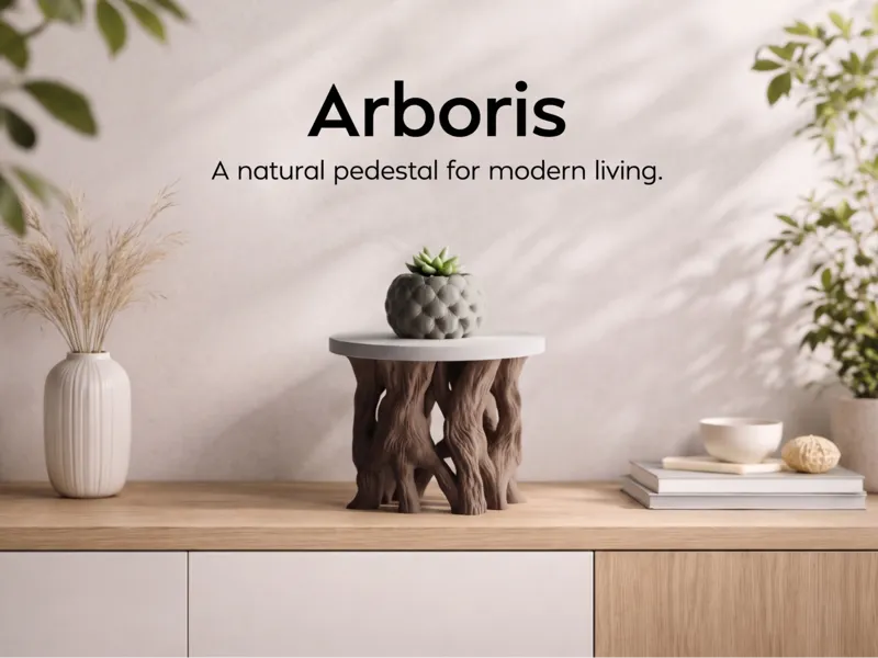 Arboris - A natural pedestal for modern living.