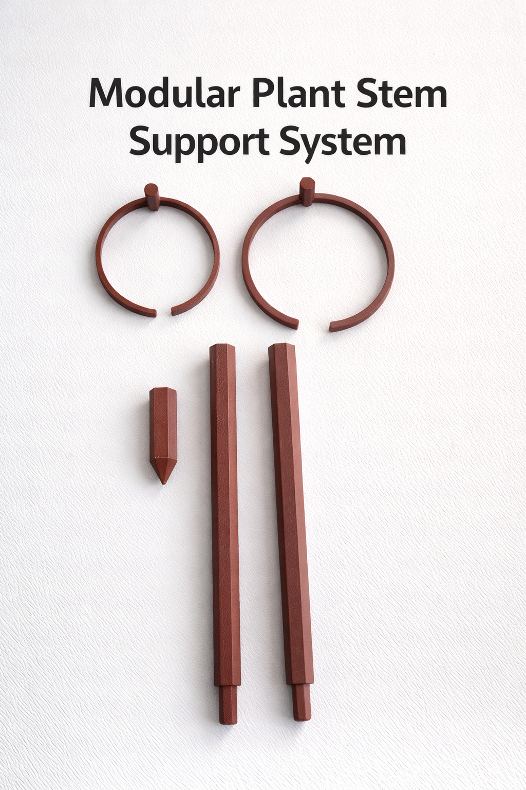 Miniatura 2 do modelo 3D Modular Plant Stem Support System