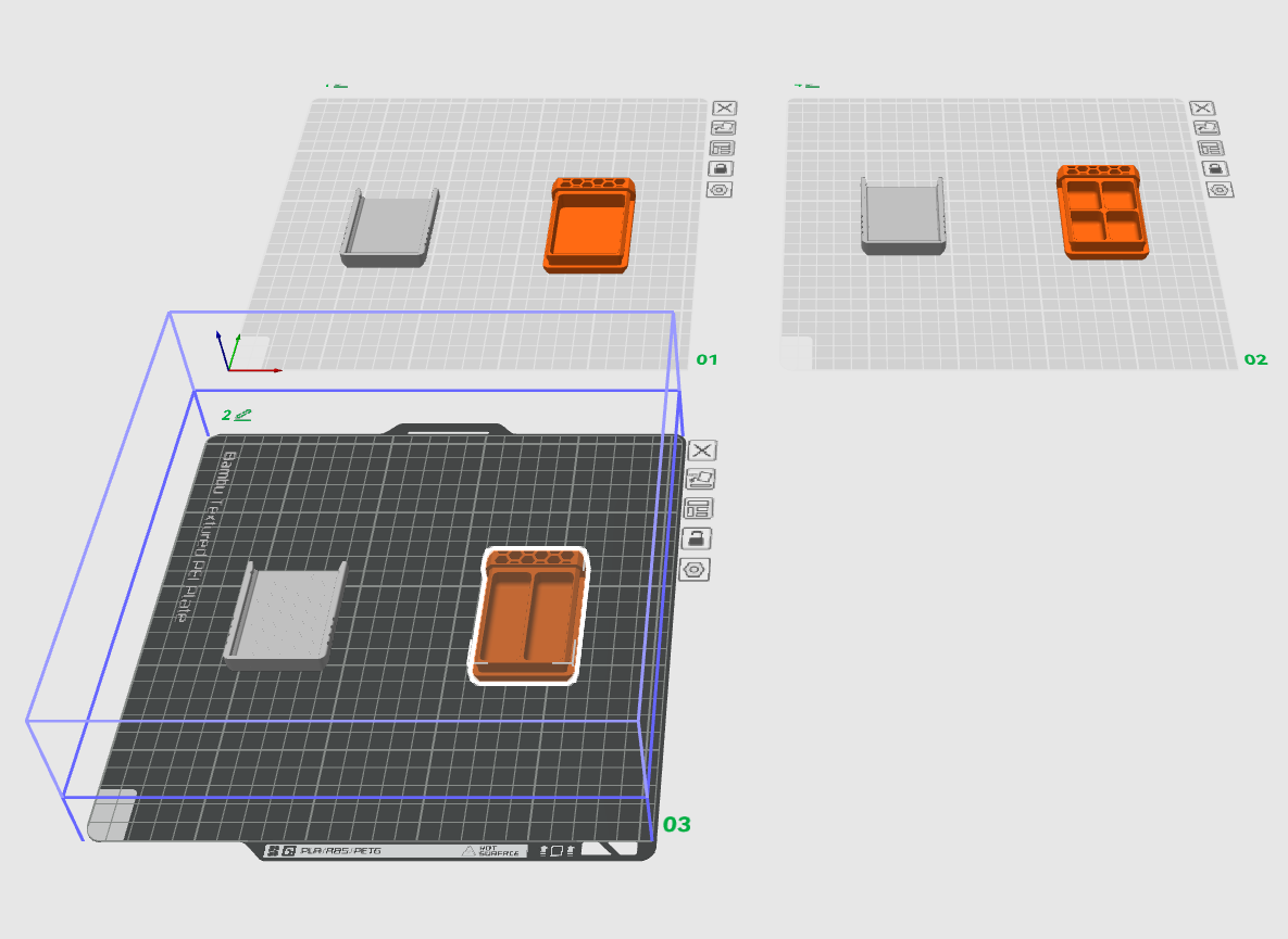 Miniatura 4 do modelo 3D 便携收纳药盒