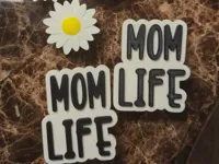 Breloques pour sac Bogg Bag « Mom Life » — photo 2