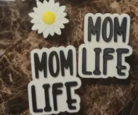 Breloques pour sac Bogg Bag « Mom Life » — photo 3