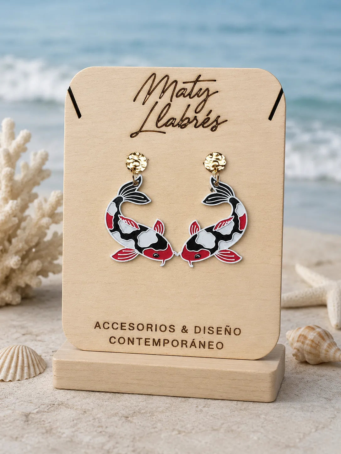 Pendientes pez Koi view 2